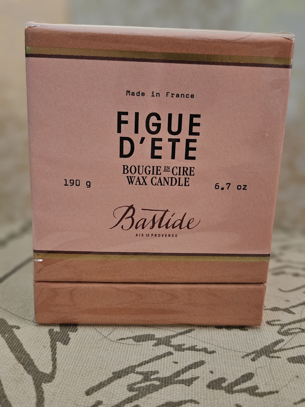 Figue d'Été (Summer Fig) Designer French Candle